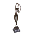 Abstrait en laiton Statue Nu Danseur Art Décor Bronze Sculpture Tpy-695